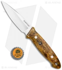 Boker Cub Fixed Blade Knife Curly Birch (3.9" Satin) -Buck Knives Store Boker Cub Fixed Blade Curly Birch Satin 127661 BHQ 120599 jr bottlecap