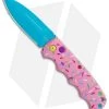 Boker Dessert Warrior Kalashnikov Dagger Automatic Knife (3.25" Blue) Donut