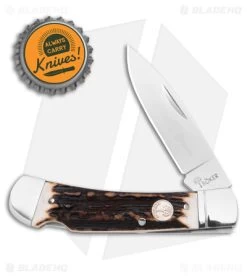 Boker Lockback Gentleman's Knife Stag Bone (2.8" Satin) 9 Boker Lockback Gentleman's Knife Stag Bone (2.8" Satin) -Buck Knives Store Boker Lockback Gentlemans Knife Stag Bone 2in Polish BHQ 146639 td size