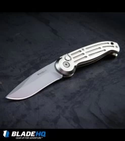 Boker Magnum Drop Point Automatic Knife Champagne (3.25" Bead Blast) 01BO007 11 Boker Magnum Drop Point Automatic Knife Champagne (3.25" Bead Blast) 01BO007 -Buck Knives Store Boker Magnum Champagne Automatic Knife Bead Blast Plain BP0065 kp