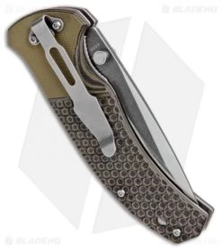 Boker Magnum Three Dimensions Liner Lock Knife OD Green G10 (3.50" SW/ASW) -Buck Knives Store Boker Magnum Three Dimensions LL OD Green G 10 SW 01MB717 jr side