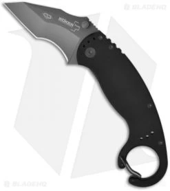 Boker Plus CLB Karambit Frame Lock Knife Black G-10 (2.875" Gray) 01BO580