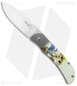 Boker Plus Frazetta "Ghoul Queen" Exskelibur I Frame Lock Knife (3.5" Satin)