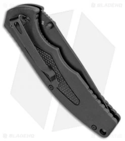 Boker Plus Gemini NGA Spring Assisted Knife Black (3.5" Black Serr) 01BO503 8 Boker Plus Gemini NGA Spring Assisted Knife Black (3.5" Black Serr) 01BO503 -Buck Knives Store Boker Plus Gemini NGA SA Black Black Serr 01BO503 BHQ 105723 jr side