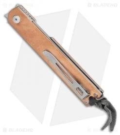 Boker Plus Kansei Nori Liner Lock Knife Copper (3.125 Satin) -Buck Knives Store Boker Plus Kansei Nori Liner Lock Knife Copper 3.125 Satin BHQ 99627 LS Side