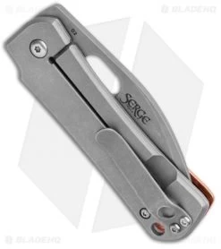 Boker Plus Panchenko Gust Frame Lock Knife Copper (2.9" Stonewash) 01BO146 -Buck Knives Store Boker Plus Panchenko Gust FL Copper SW 01BO146 BHQ 125037 jr side