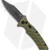Boker Plus Strike Bowie Automatic Knife OD Green (3.25" Black SW) -Buck Knives Store Boker Plus Strike Bowie Auto OD Green Black Wash BHQ 125301 jr