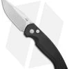Boker Plus Vox Karakurt Automatic Knife Black Aluminum (3" Stonewash) 01BO363 -Buck Knives Store Boker Plus Vox Karakurt Auto Black Aluminum SW 01BO363 BHQ 120631 jr