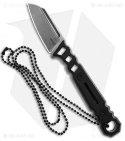 Boker Plus Ylvi Fixed Blade Knife Black G-10 (2.3" SW) 02BO038