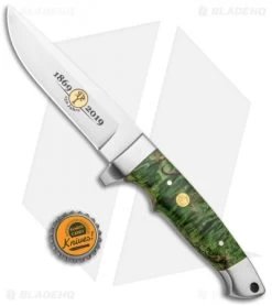 Boker Vollintegral 150th Anniversary Fixed Blade Knife Curly Birch (4.6" Satin) -Buck Knives Store Boker Vollintegral 150th Anniversary Fixed Curly Birch Satin 126585 BHQ 94447 jr bottlecap