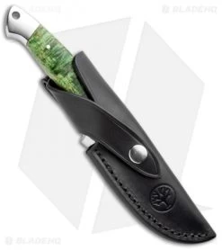 Boker Vollintegral 150th Anniversary Fixed Blade Knife Curly Birch (4.6" Satin) -Buck Knives Store Boker Vollintegral 150th Anniversary Fixed Curly Birch Satin 126585 BHQ 94447 jr sheath