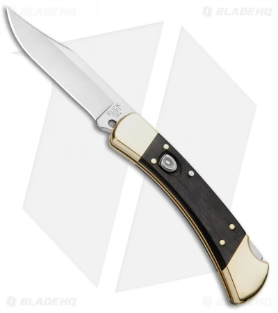 Buck Knives Buck 110 Automatic Lockback Knife Ebony (3.75" Satin) 3 Buck Knives Buck 110 Automatic Lockback Knife Ebony (3.75" Satin)