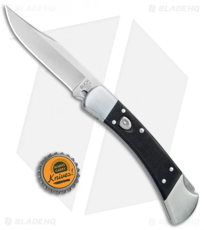 Buck Knives Buck 110 Elite Automatic Lockback Knife Black G-10 (3.75" S30V Satin) 6 Buck Knives Buck 110 Elite Automatic Lockback Knife Black G-10 (3.75" S30V Satin) - Image 4