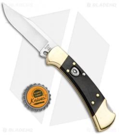 Buck Knives Buck 112 Ranger Automatic Lockback Knife Ebony (3" Satin) 0112BRSA -Buck Knives Store Buck 112 Ranger Auto LB Ebony Satin 0112BRSA B BHQ 87956 jr bottlecap