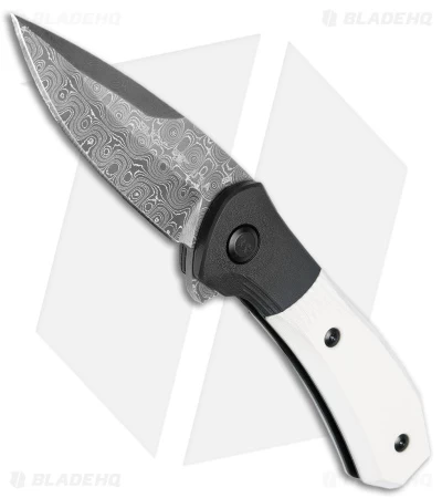 Buck Knives Buck 590 Paradigm Limited Edition Spring Assisted Knife Ivory G-10 (3" Damascus) 3 Buck Knives Buck 590 Paradigm Limited Edition Spring Assisted Knife Ivory G-10 (3" Damascus)