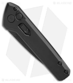 Buck Knives Buck 838 Deploy Blackout Automatic Knife Black Alum (3.25" Black) 0838BKS -Buck Knives Store Buck 838 Deploy Blackout Auto Black Black BHQ 179305 jr spine