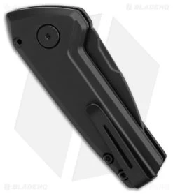 Buck Knives Buck 839 Mini Deploy Blackout Automatic Knife Black (1.8" Black) 0839BKS -Buck Knives Store Buck 839 Mini Deploy Blackout Auto Black Black BHQ 179310 jr side
