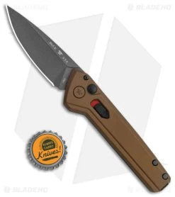 Buck Knives Buck Deploy Automatic Knife Burnt Bronze (3" Gray) 0838BRS1 -Buck Knives Store Buck Deploy Auto Burnt Bronze Gray BHQ 146019 jr bottlecap