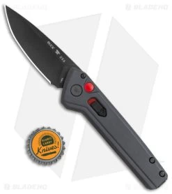 Buck Knives Buck Deploy Automatic Knife Sniper Gray (3" Black) 0838GYS1 -Buck Knives Store Buck Deploy Auto Sniper Gray Black 0838GYS1 BHQ 146018 jr bottlecap