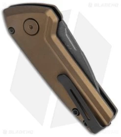 Buck Knives Buck Deploy Mini Automatic Knife Burnt Bronze (3" Gray) 0838BRS1 -Buck Knives Store Buck Deploy Mini Auto Burnt Bronze Gray 0839BRS1 BHQ 146022 jr side