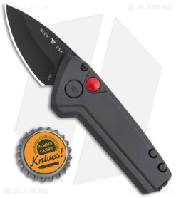 Buck Knives Buck Deploy Mini Automatic Knife Sniper Gray (1.8" Black) 0838GYS1 -Buck Knives Store Buck Deploy Mini Auto Sniper Gray Black 0838GYS1 BHQ 146021 jr bottlecap