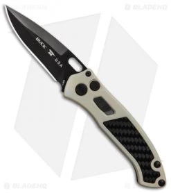 Buck Knives Buck Impact L.E. Legacy Automatic Knife Tan/Carbon Fiber (3.1" Black) 0898TNSLE