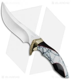 Buck Knives Buck Kalinga L.E. Legacy Fixed Blade White Turquoise/Buffalo Horn (4.8" Satin)