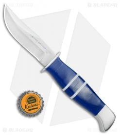 Buck Knives Buck Limited Edition Ranger Fixed Blade Knife Blue Lucite (3.6" Satin) 212BLSLE -Buck Knives Store Buck LE Ranger Blue Lucite Satin 212BLSLE BHQ 82013 jr bottlecap