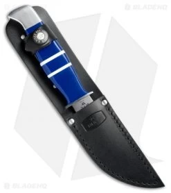 Buck Knives Buck Limited Edition Ranger Fixed Blade Knife Blue Lucite (3.6" Satin) 212BLSLE -Buck Knives Store Buck LE Ranger Blue Lucite Satin 212BLSLE BHQ 82013 jr sheath