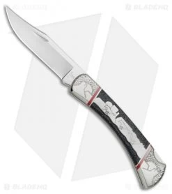 Buck Knives Buck Running Free L.E. Lockback Knife Black Jet Jasper (3.75" Mirror) 110YISLE1