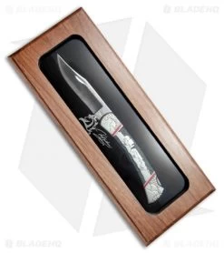 Buck Knives Buck Running Free L.E. Lockback Knife Black Jet Jasper (3.75" Mirror) 110YISLE1 -Buck Knives Store Buck Running Free LE LB Black Jet Jasper Mirror 110YISLE1 BHQ 82011 jr case