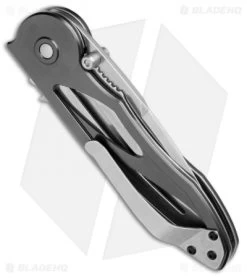 Buck Knives Tempest Liner Lock Knife Dark Gray (3.12" Satin) -Buck Knives Store Buck Tempest LL Dark Gray Satin 0296GYS B BHQ 2198 jr side