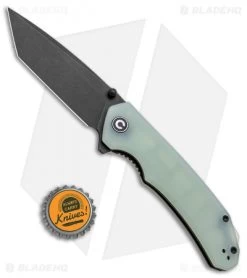 CIVIVI Brazen Tanto Liner Lock Knife Natural Jade G-10 (3.5" Black D2) C2023E -Buck Knives Store CIVIVI Brazen Tanto LL Natural Jade G 10 Black C2023D BHQ 137751 jr bottlecap