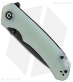 CIVIVI Brazen Tanto Liner Lock Knife Natural Jade G-10 (3.5" Black D2) C2023E -Buck Knives Store CIVIVI Brazen Tanto LL Natural Jade G 10 Black C2023D BHQ 137751 jr spine