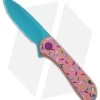 CIVIVI Elementum Dessert Warrior Exclusive Knife Pink G-10 (2.9" Blue D2) Donut