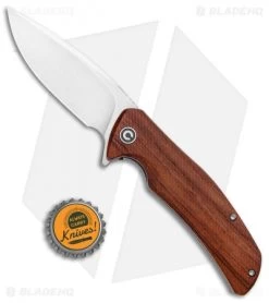 CIVIVI Incite Liner Lock Knife Cuibourtia Wood (3.7" Satin) C908D -Buck Knives Store CIVIVI Incite LL Black Cuibourtia Wood Satin C908D BHQ 100867 jr bottlecap