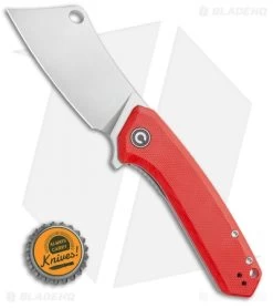 CIVIVI Mini Mastodon Liner Lock Knife Red G-10 (3" Stonewash) -Buck Knives Store CIVIVI Mini Mastodon Liner Lock Knife Red G 10 3 Stonewash C2011B BHQ 115278 LS Bottlecap