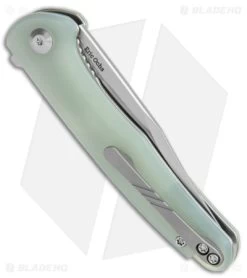 CIVIVI Mini Sandbar Liner Lock Knife Natural Jade G-10 (2.9" Satin ) C20011-2 8 CIVIVI Mini Sandbar Liner Lock Knife Natural Jade G-10 (2.9" Satin ) C20011-2 -Buck Knives Store CIVIVI Mini Sandbar LL Knife Natural Jade G 10 Satin BHQ 142902 jr side
