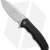 CIVIVI Praxis Flipper Liner Lock Knife Black G-10 (3.75" Damascus) -Buck Knives Store CIVIVI Praxis Flipper LL Black G 10 Chinese Damascus C803DS BHQ 97968 jr