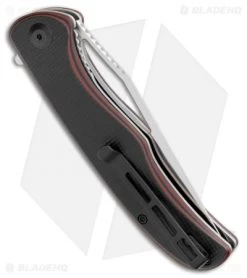 CIVIVI Shredder Liner Lock Knife Red/Black Layered G-10 (3.7" Satin D2) C912B -Buck Knives Store CIVIVI Shredder LL Red black Layered G 10 Satin C912B BHQ 103144 jr side