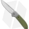 CIVIVI Trailblazer XL Slip Joint Knife OD Green G10 (3.5" Stonewash) C2101A