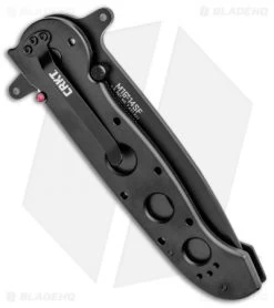 CRKT Carson M16-14SF Special Forces Folding Tanto Knife (3.875" Black Serr) -Buck Knives Store CRKT Carson M16 14SF Special Forces Folding Tanto Black Serr BHQ 6703 jr side