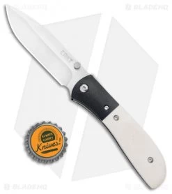 CRKT Carson M4-02 White Bone Spring Assisted Knife (3.25" Satin) -Buck Knives Store CRKT Carson M4 02 White Bone SA Satin BHQ 7396 jr bottlecap
