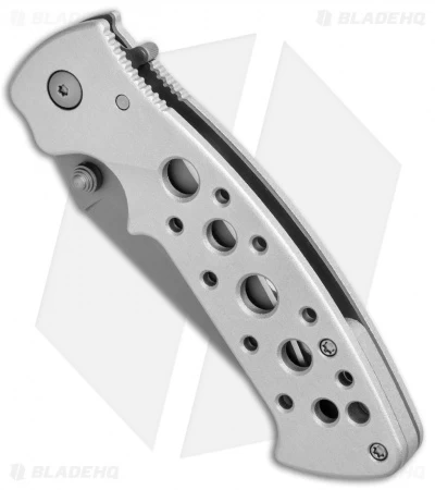 CRKT Crawford Kasper Professional Liner Lock Knife Silver (3" Gray) 7772 4 CRKT Crawford Kasper Professional Liner Lock Knife Silver (3" Gray) 7772 - Image 2