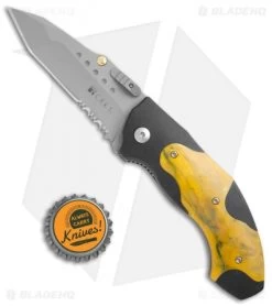 CRKT Elishewitz Horus Spring Assisted Knife Orange/Black (3.125" BB Serr) 1151 -Buck Knives Store CRKT Elishewitz Horus SA Orange Black BB Serr 1151 BHQ 68642 jr bottlecap