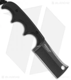 CRKT Folts Minimalist Cleaver Neck Knife Blackout (2.1" Black) 2383K -Buck Knives Store CRKT Folts Minimalist Cleaver Neck Blackout Black 2383K BHQ 119324 jr back