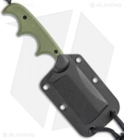 CRKT Folts Desert Warrior Minimalist Cleaver Neck Knife (2.1" Copper D2) -Buck Knives Store CRKT Folts Minimalist Cleaver Neck Knife OD Green G 10 Copper BHQ 114000 jr sheath