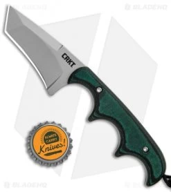 CRKT Folts Minimalist Tanto Neck Knife (2.125" Bead Blast) 2386 -Buck Knives Store CRKT Folts Minimalist Tanto Neck Knife Green Black BB 2386 BHQ 7032 jr bottlecap