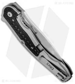 CRKT Ikoma Carnufex Frame Lock Flipper Knife (4" Satin) 5480 -Buck Knives Store CRKT Ikoma Carnufex Satin 5480 BHQ 51840 jr side