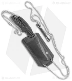 CRKT Ikoma Civet Bowie Neck Knife (2.4" Satin) 2805 -Buck Knives Store CRKT Ikoma Civet Bowie Neck Knife Satin 2805 BHQ 34393 jr sheath